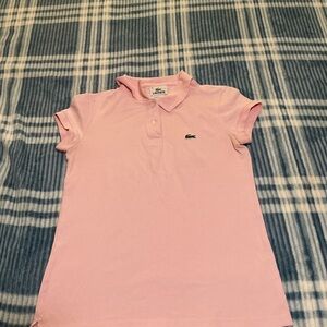 Lacoste Kids Light Pink Polo Shirt